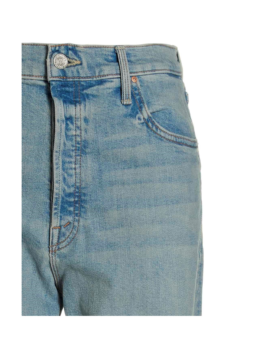 Mother Straight-leg Cut Jeans In Green