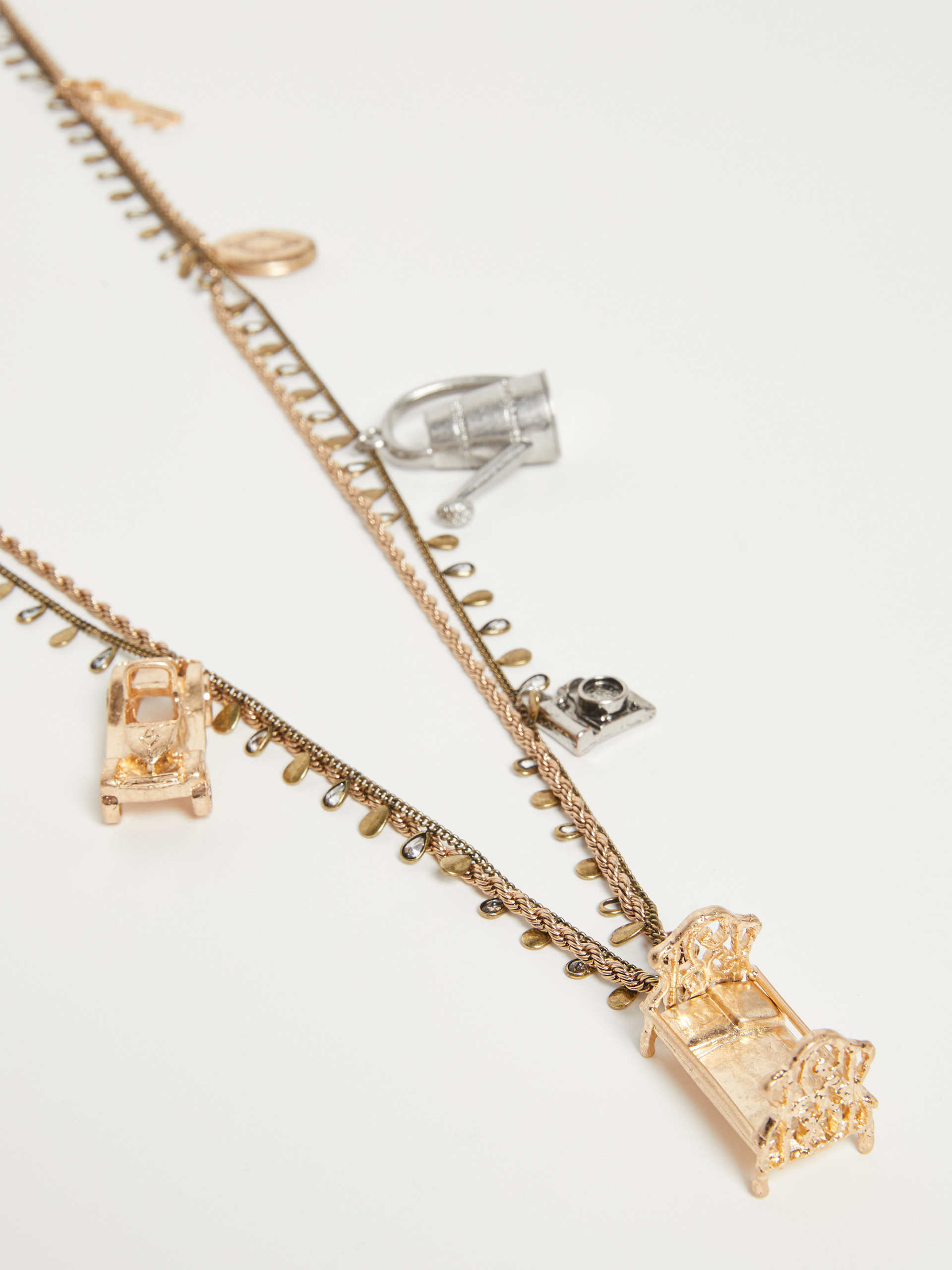 Weekend Max Mara Athenaeum Necklace With Charm In Gold