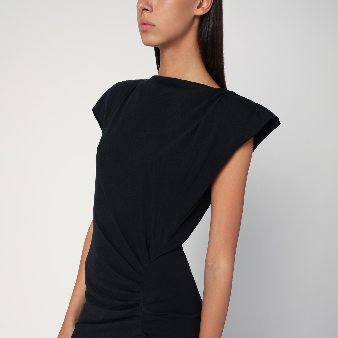 Isabel Marant Nadela Dress In Cotton In Black