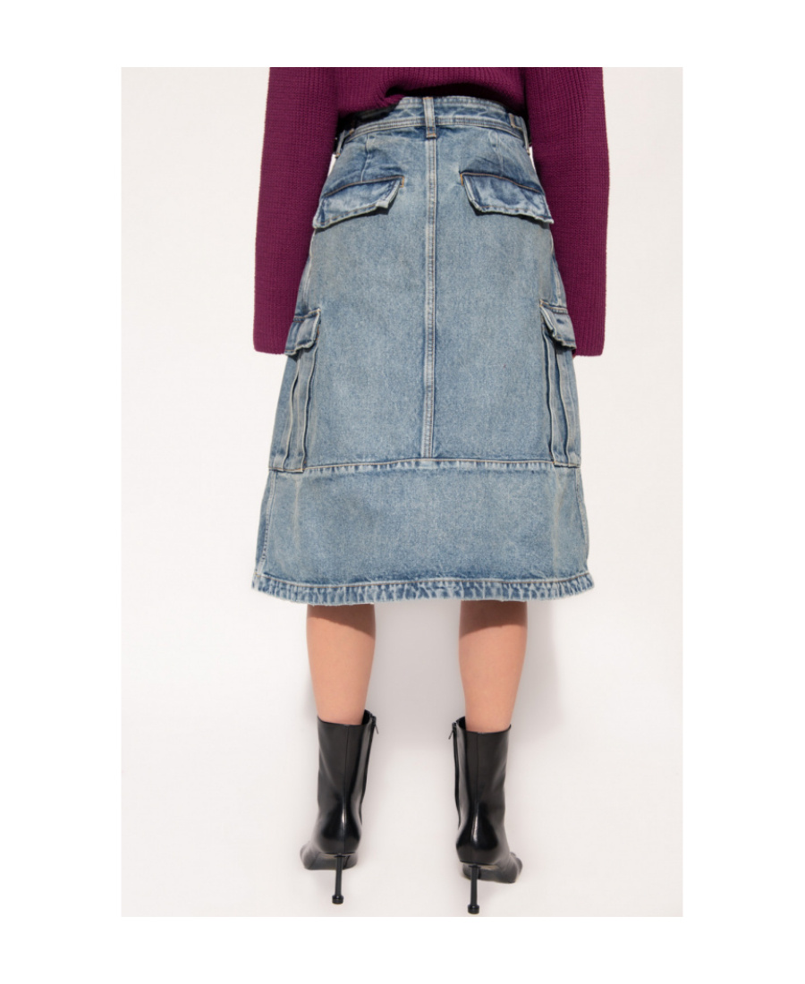 BALENCIAGA BALENCIAGA CARGO DENIM SKIRT