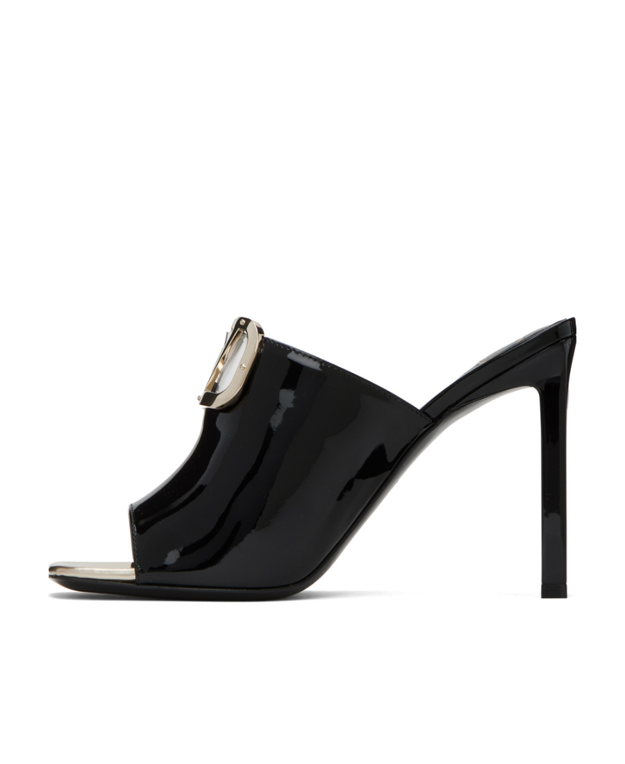 VALENTINO GARAVANI VLOGO 100MM PATENT FINISH MULES