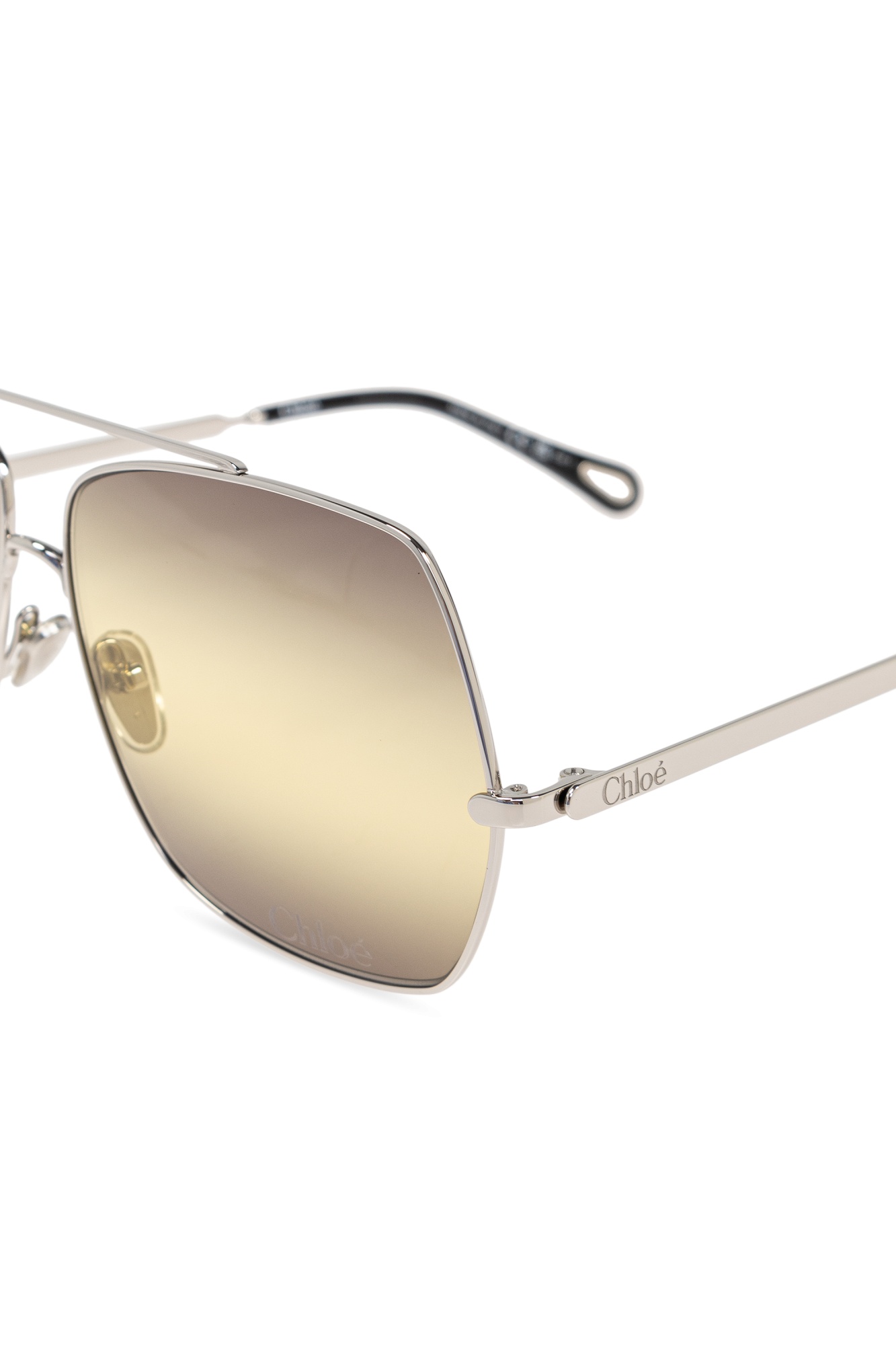 Chloé Aly Sunglasses In Nude