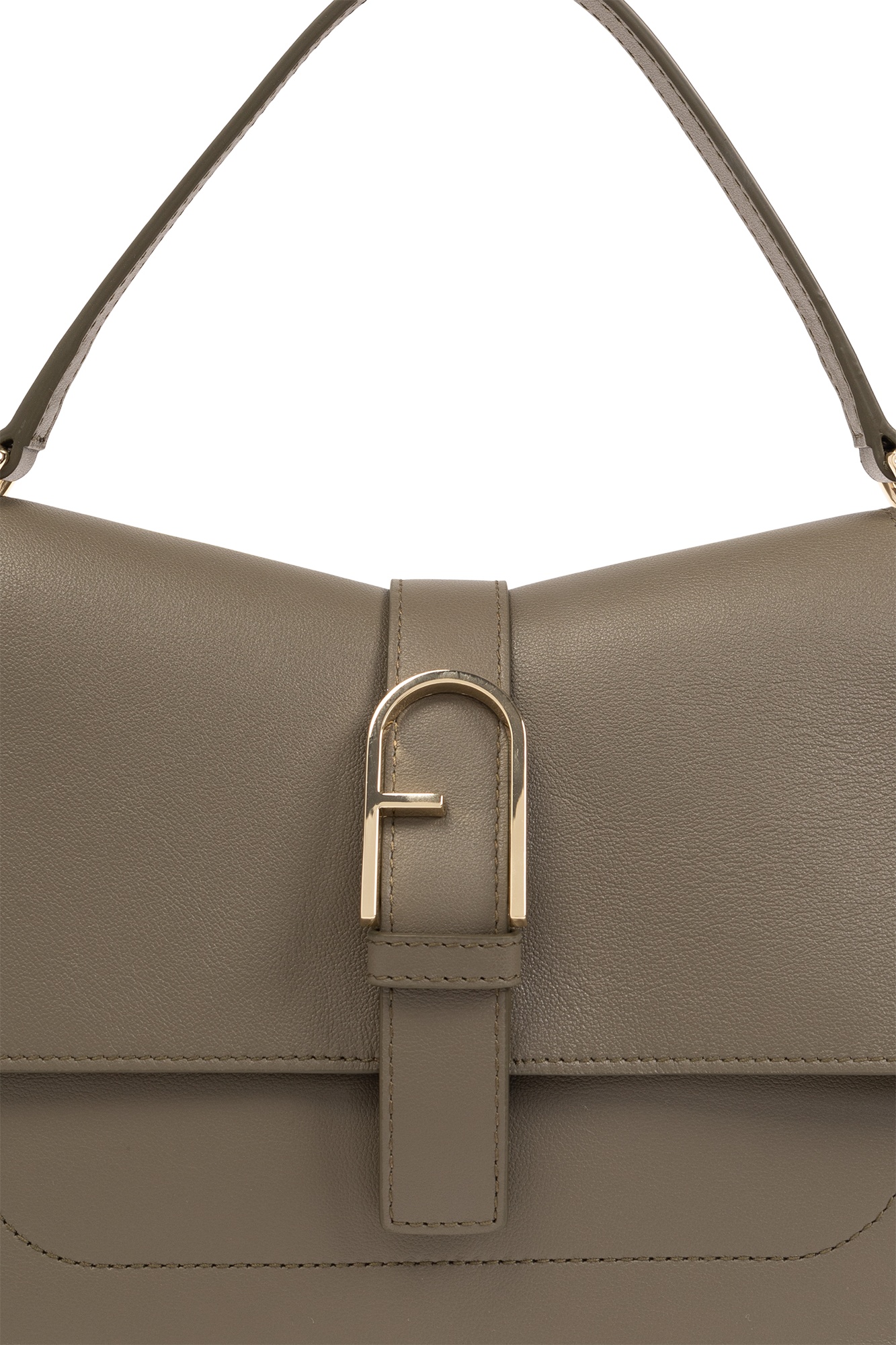 Furla Logo Buckle Shoulder Bag