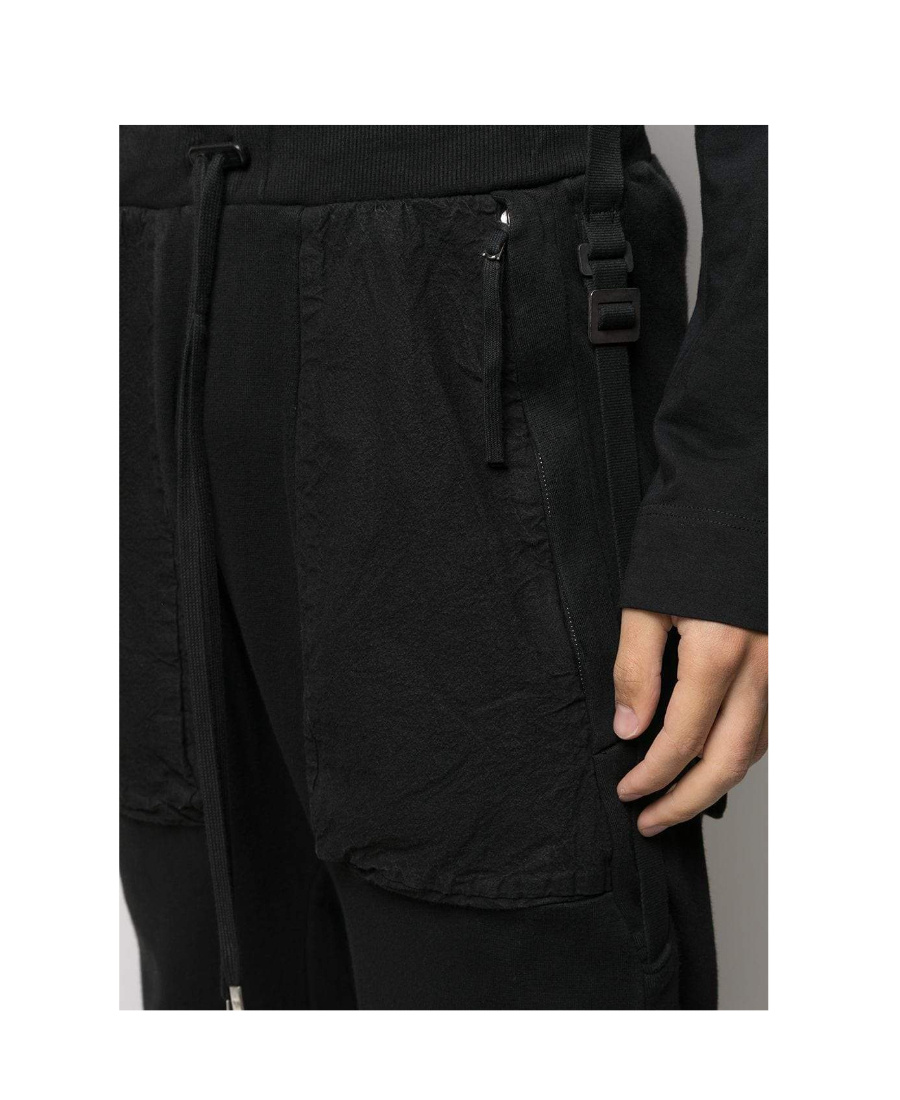 Boris Bidjan Saberi Drop-crotch Track Pants In Black