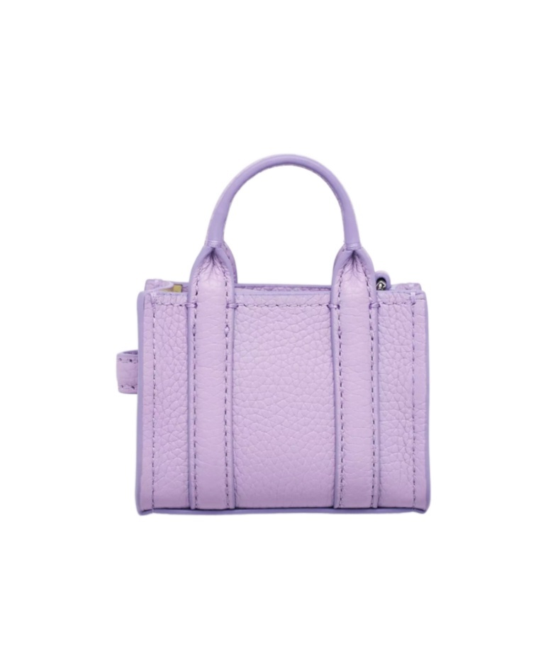 Marc Jacobs The Nano Tote Bag Charm In Purple