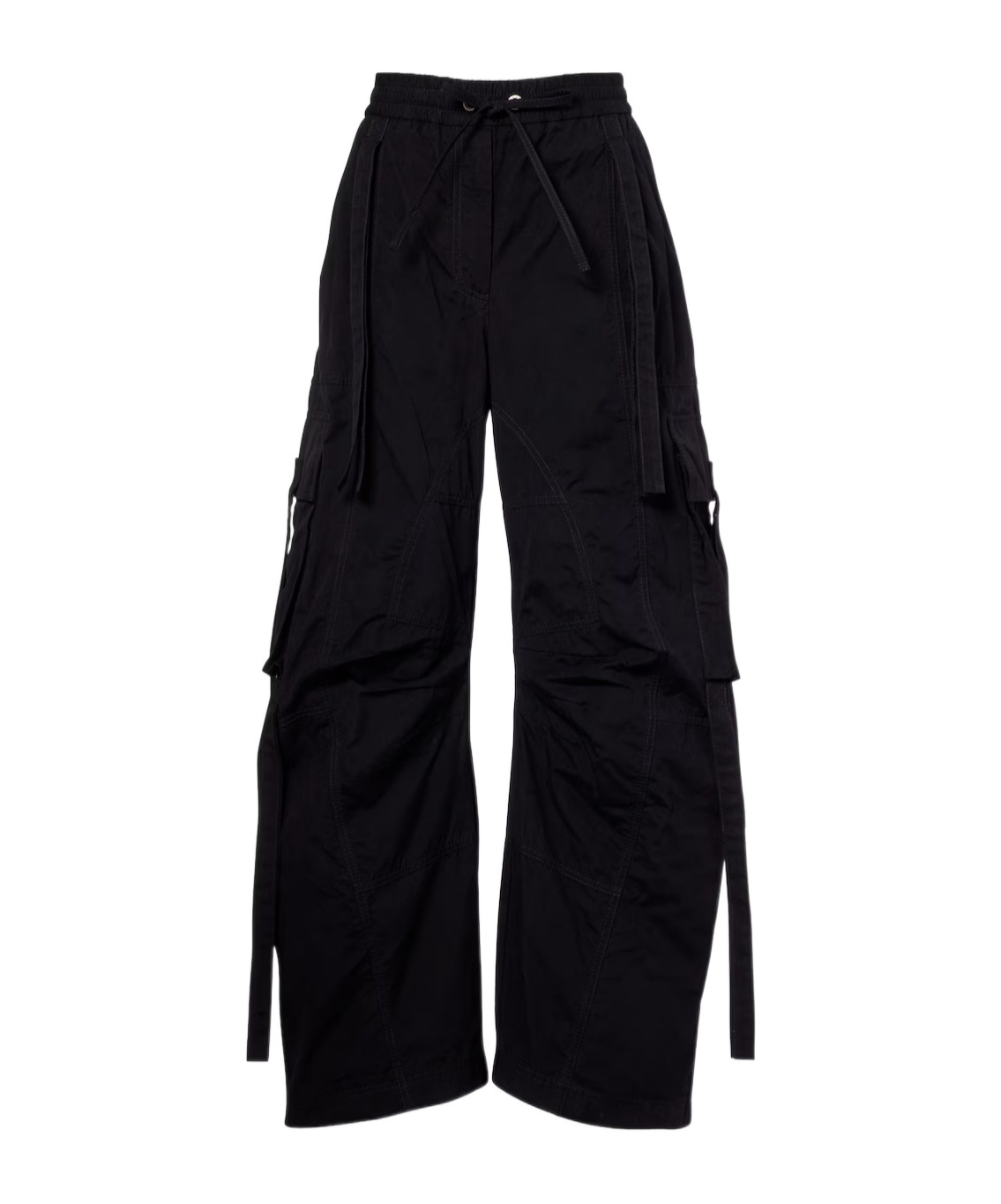 Dolce & Gabbana Mid-rise Cargo Pants In Black