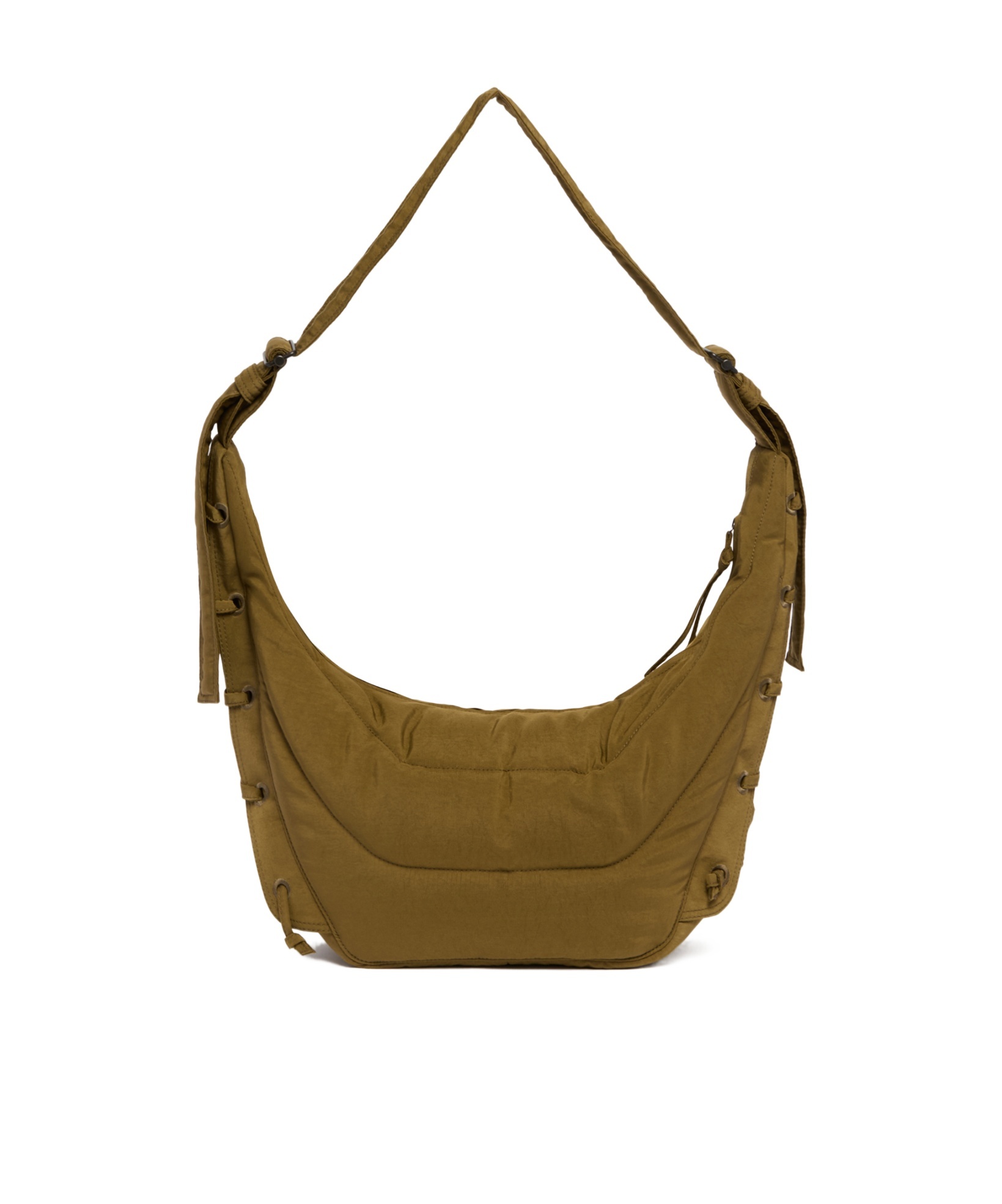 Lemaire Large Soft Game Quilted Shoulder Bag In Brown