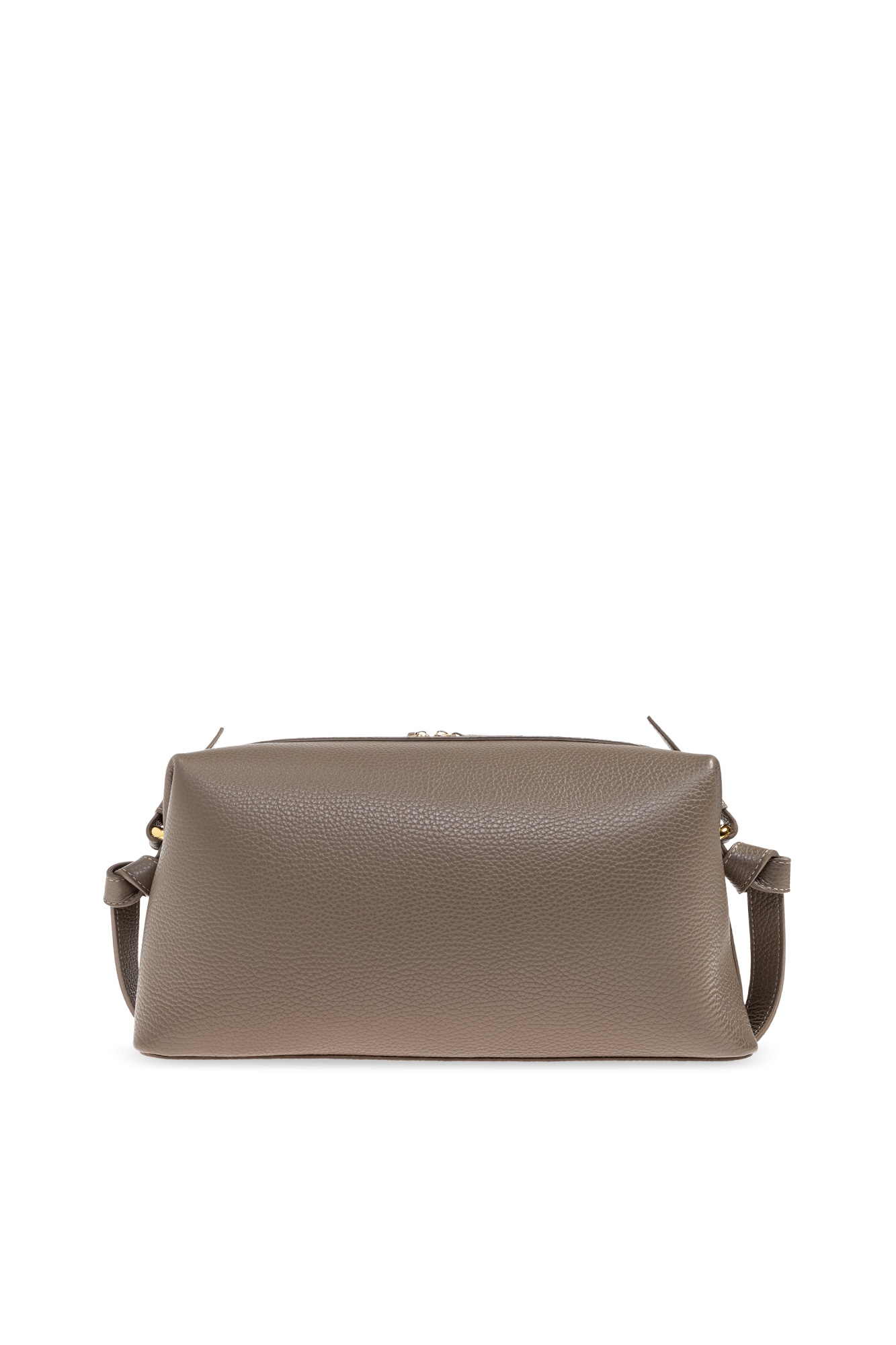 Yuzefi Brioche Pouch Tote Bag In Brown