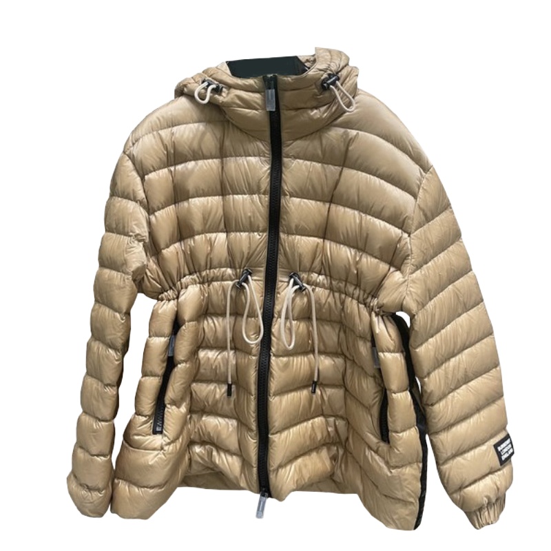 Shop Burberry Drawstring Hooded Cotton Suit In Multicolor