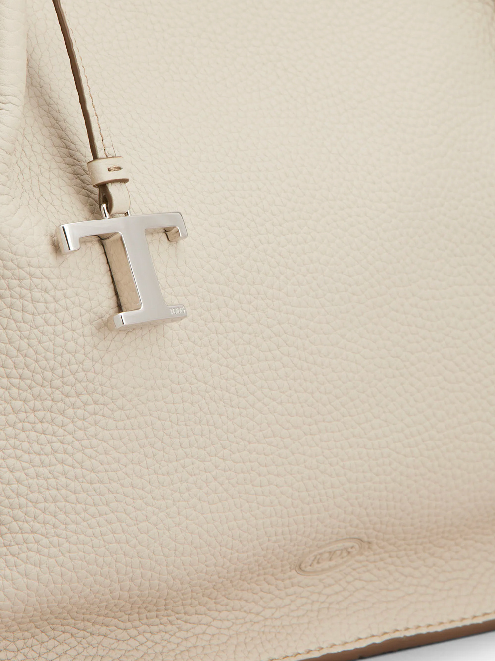 Tod's Medium Double Handle Bucket Bag In White