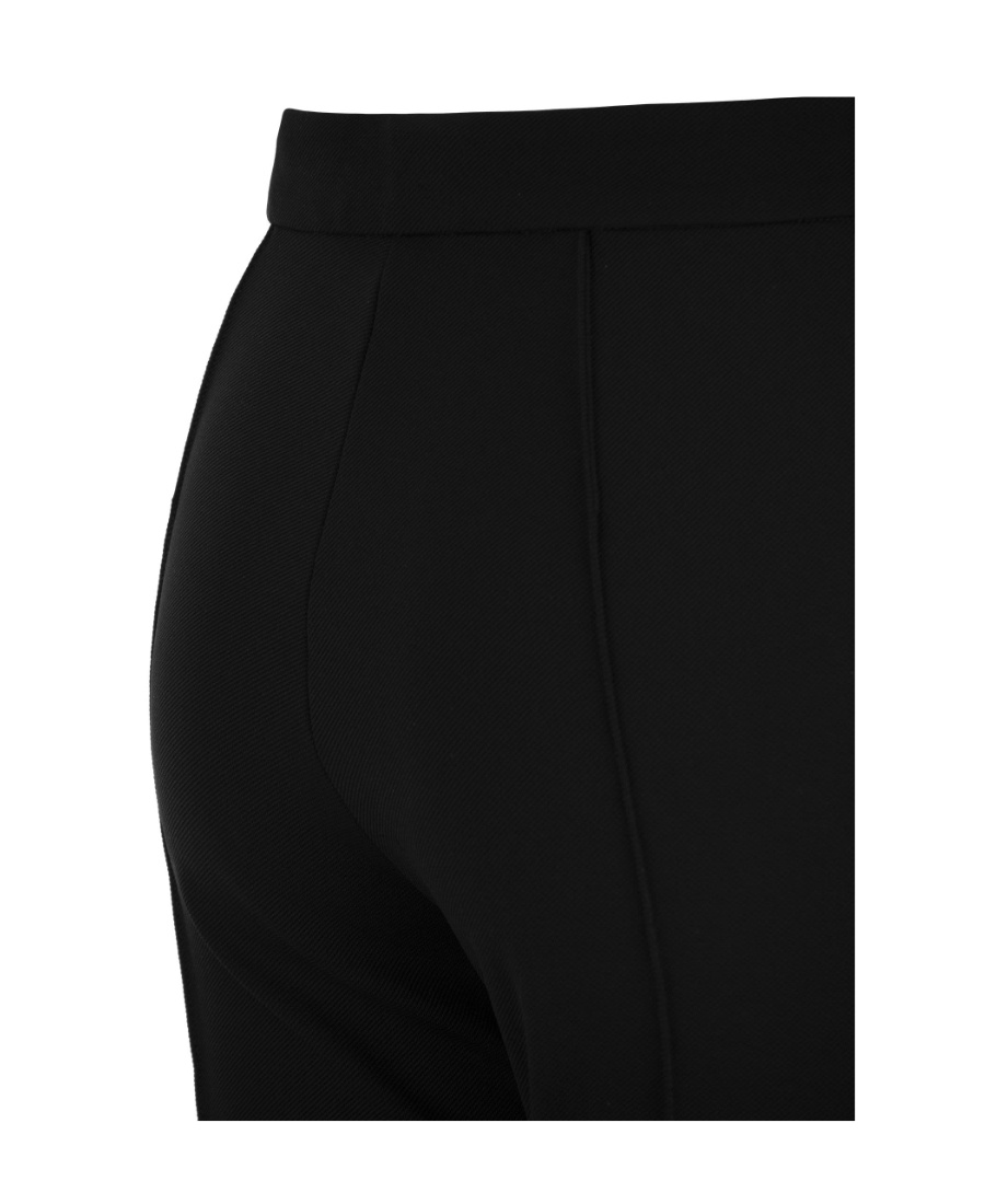 Max Mara High-waist Slim-cut Trousers In Black