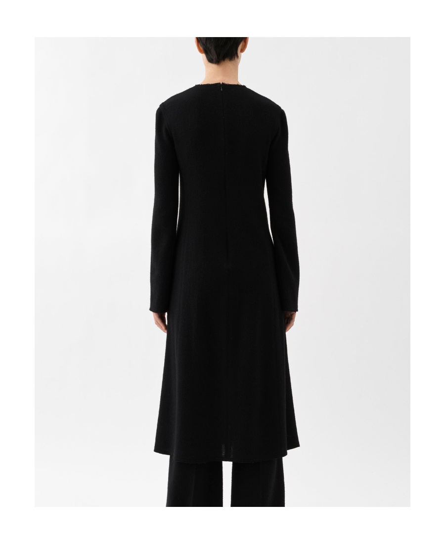 Chloé Black Logo Dress In Black