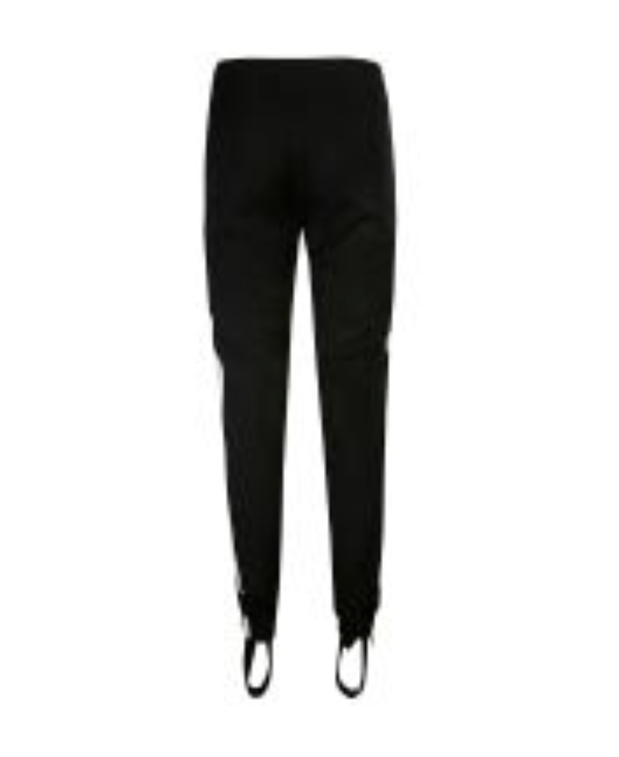 Shop Moncler High-waist Stirrup Leggings In Black