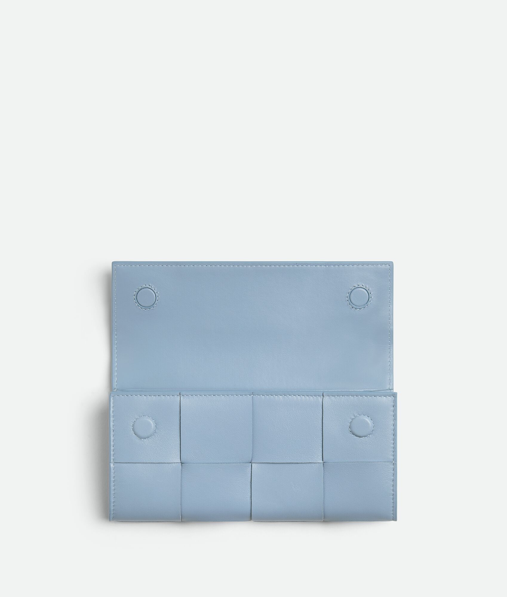 Bottega Veneta Bottega Veneta Cassette Large Flap Wallet In Blue