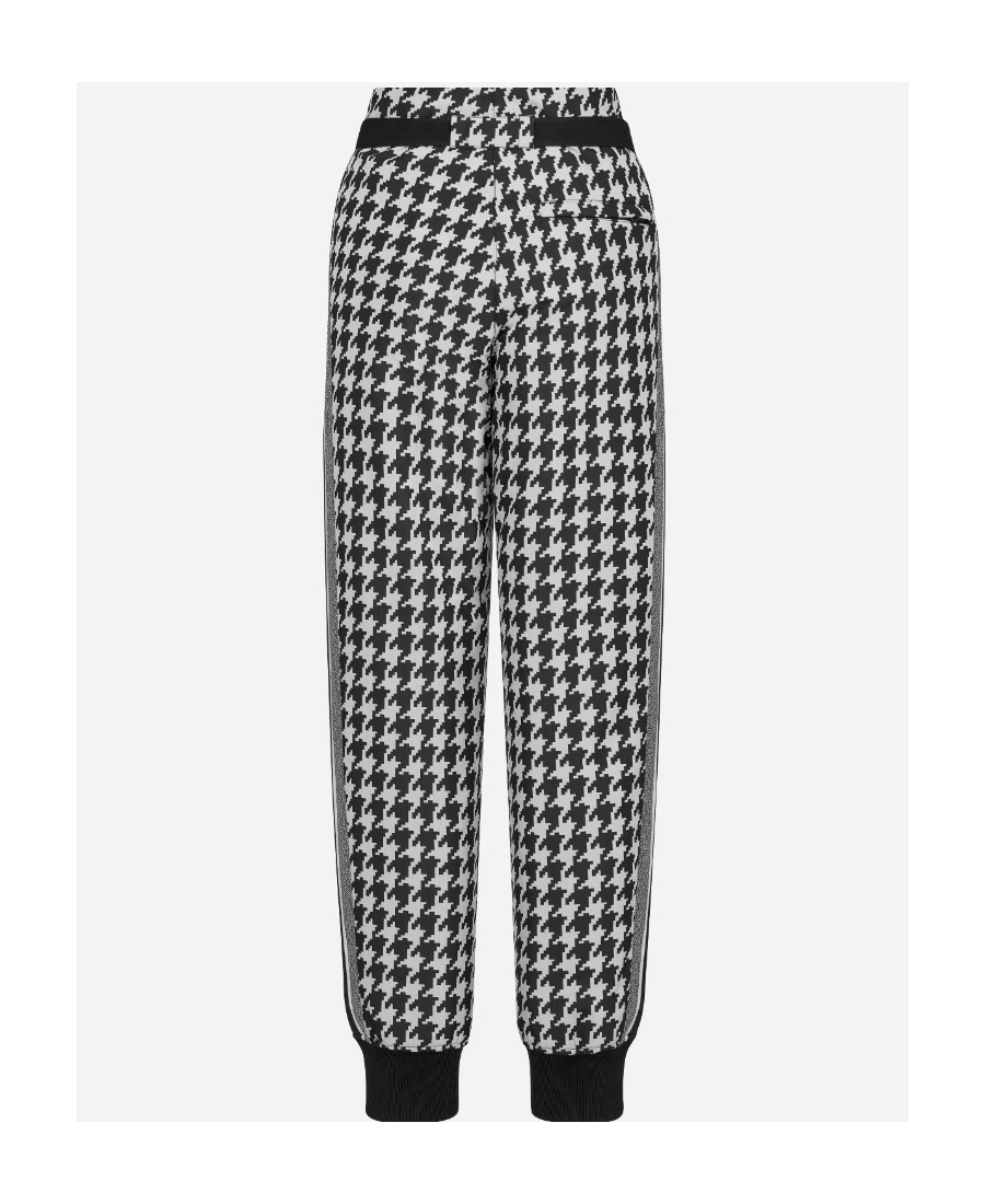 Dior Thousand-bird Pattern Ski Trousers In Black