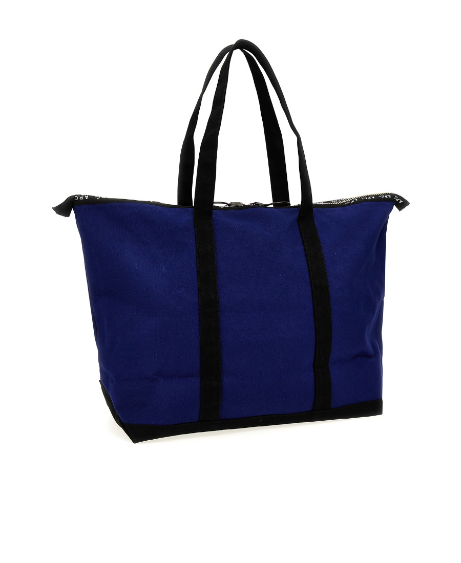 Apc X Jw Anderson Logo-print Tote Bag In Blue