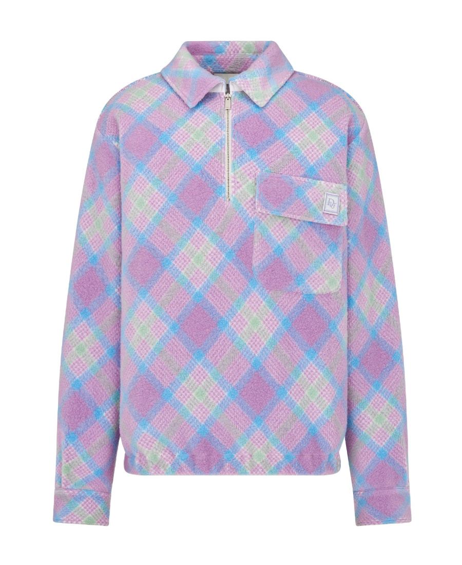 Dior Long-sleeved Sweater In Multicolor