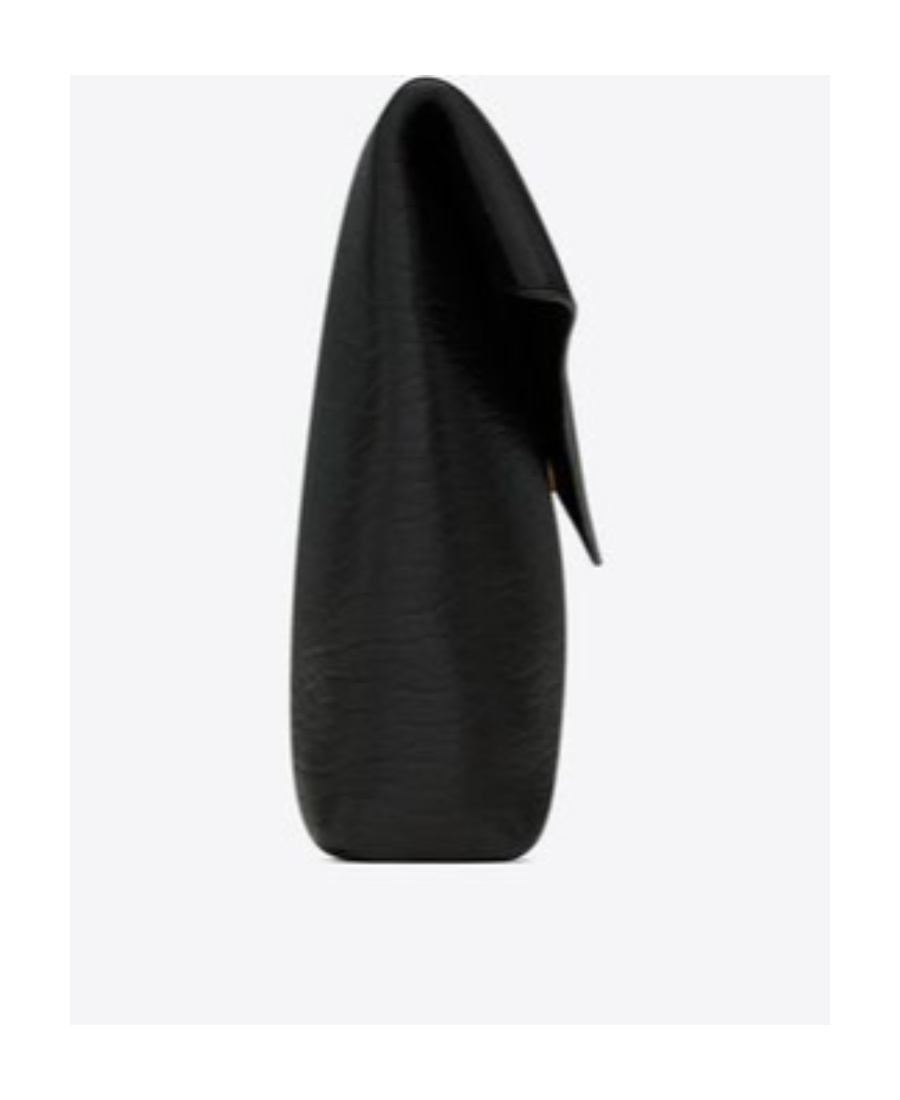 Saint Laurent Cassandre Envelope Pouch In Black