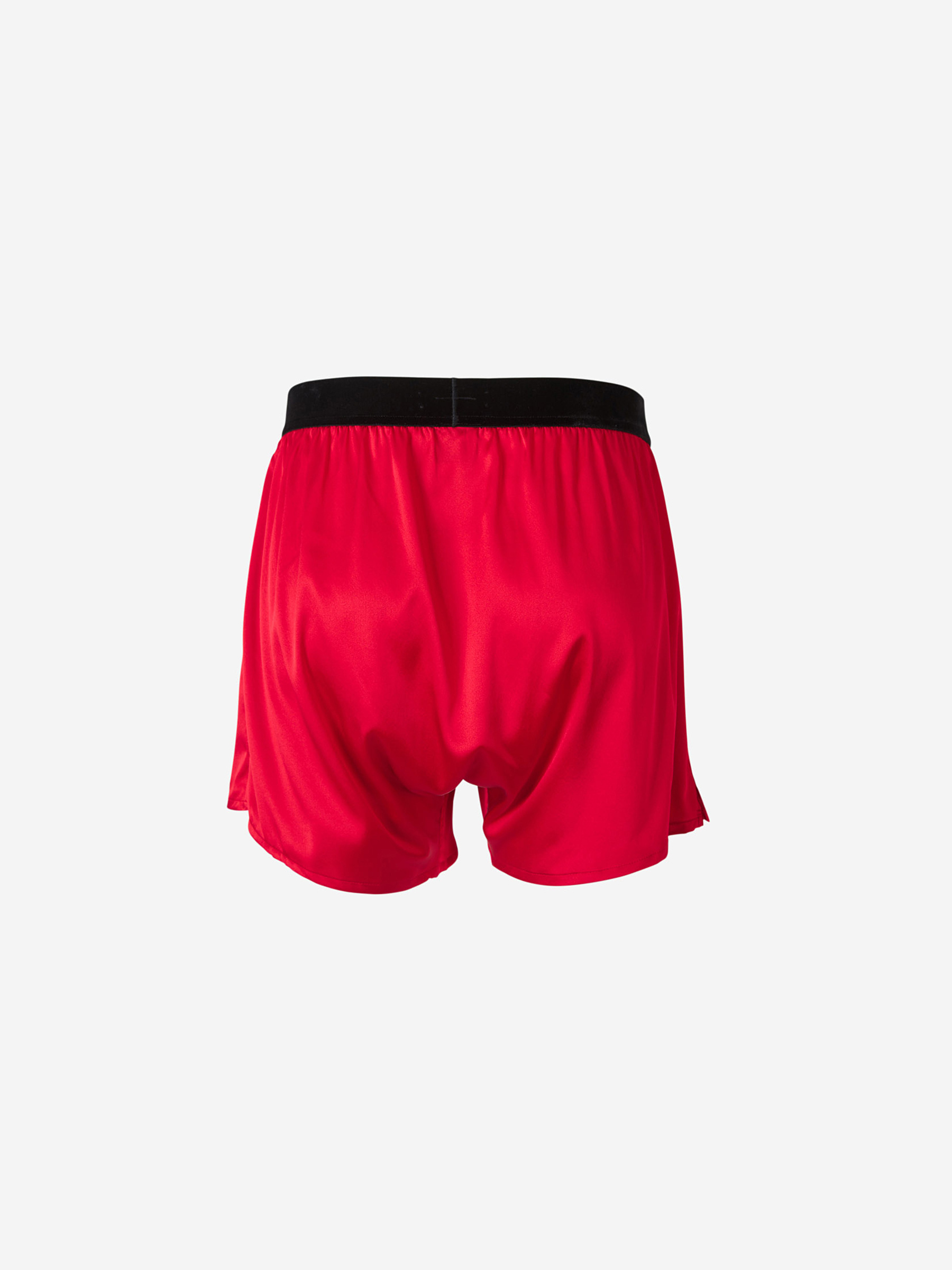 Tom Ford Logo Waistband Boxer Shorts In Red