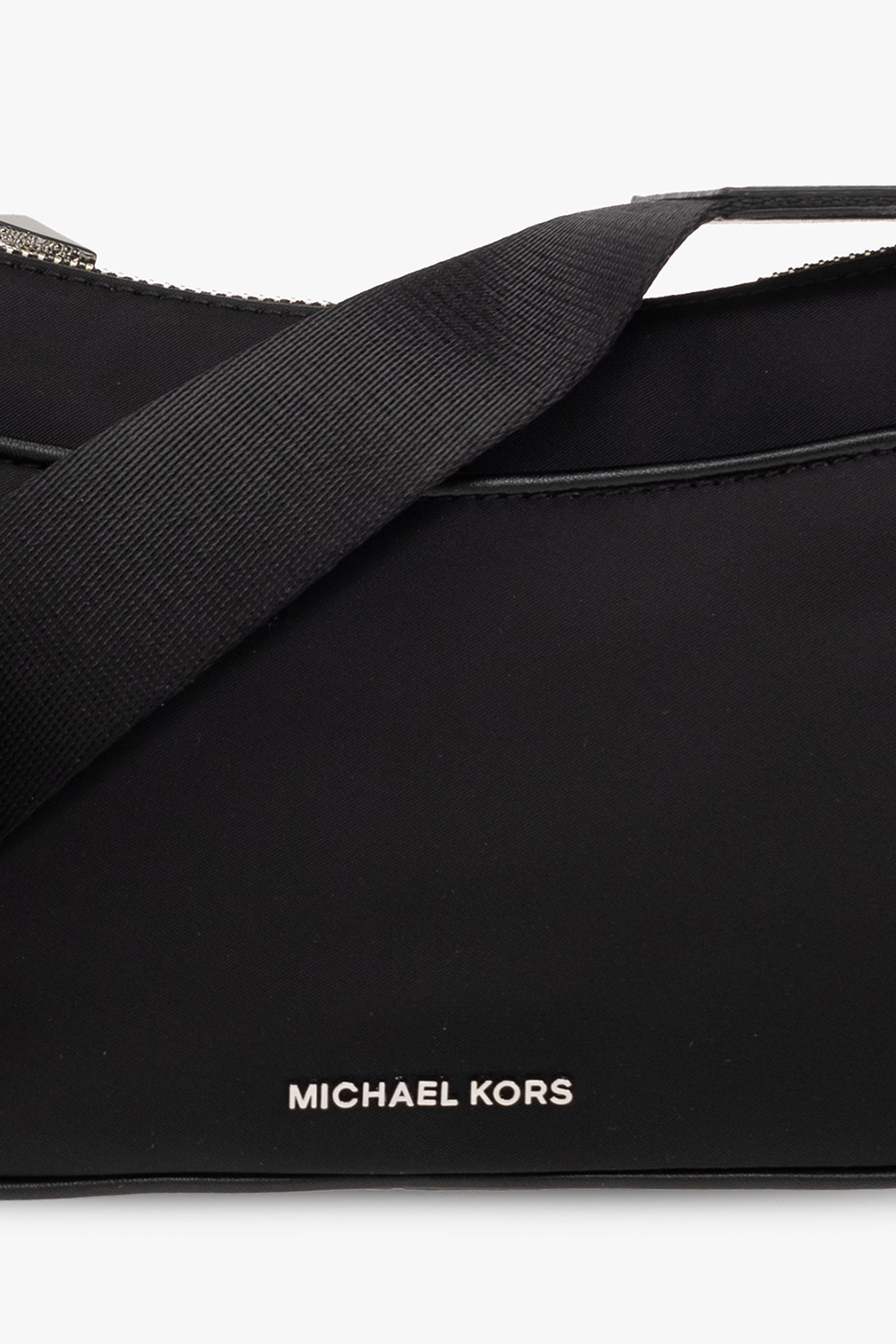 Michael Michael Kors Logo Lettering Crossbody Bag In Black