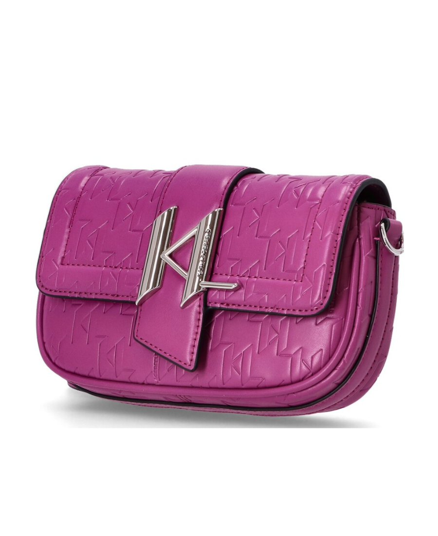 Karl Lagerfeld K/saddle Crossbody Bag In Pink
