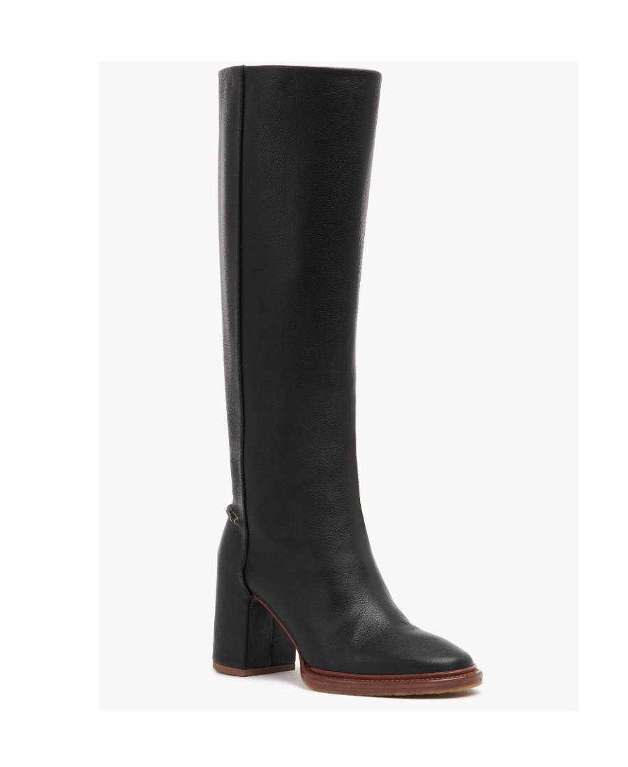 Chloé Edith Knee-high Boots In Black