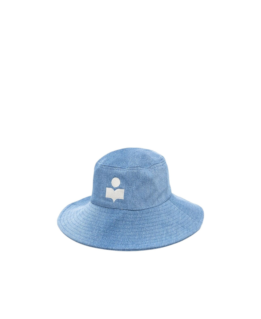 Isabel Marant Delya Embroidered Bucket Hat In Blue