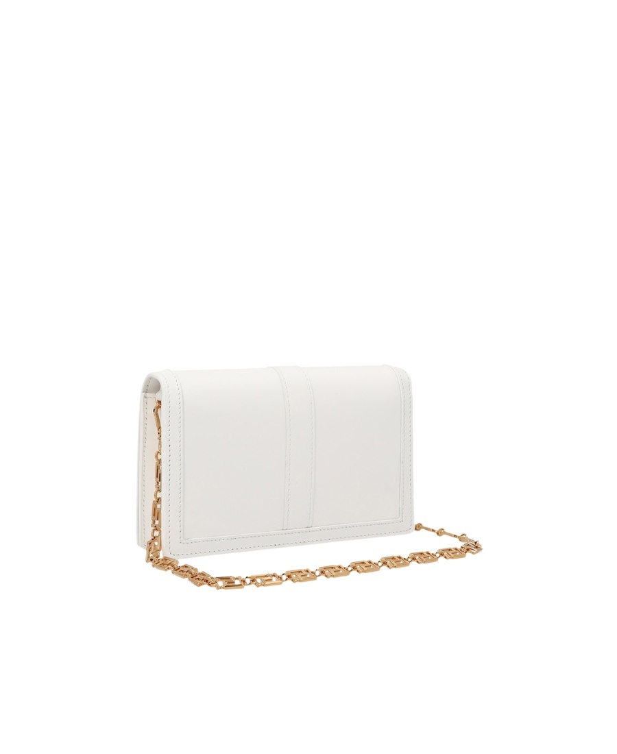Versace Greca Goddess Shoulder Bag In White