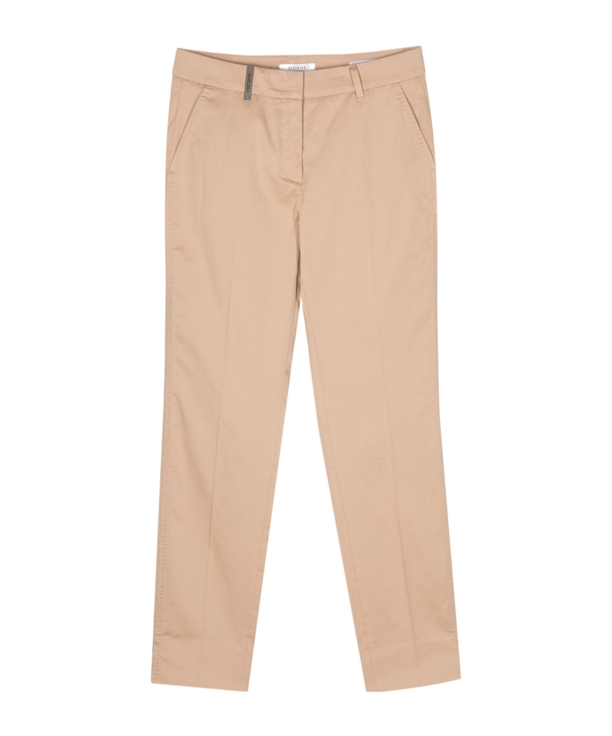 Peserico 4718 Tailored Trousers In Nude