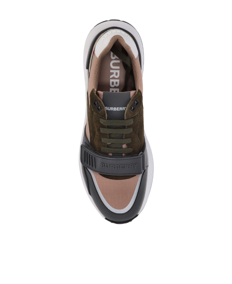 Burberry Ramsey Panelled Sneakers In Multi