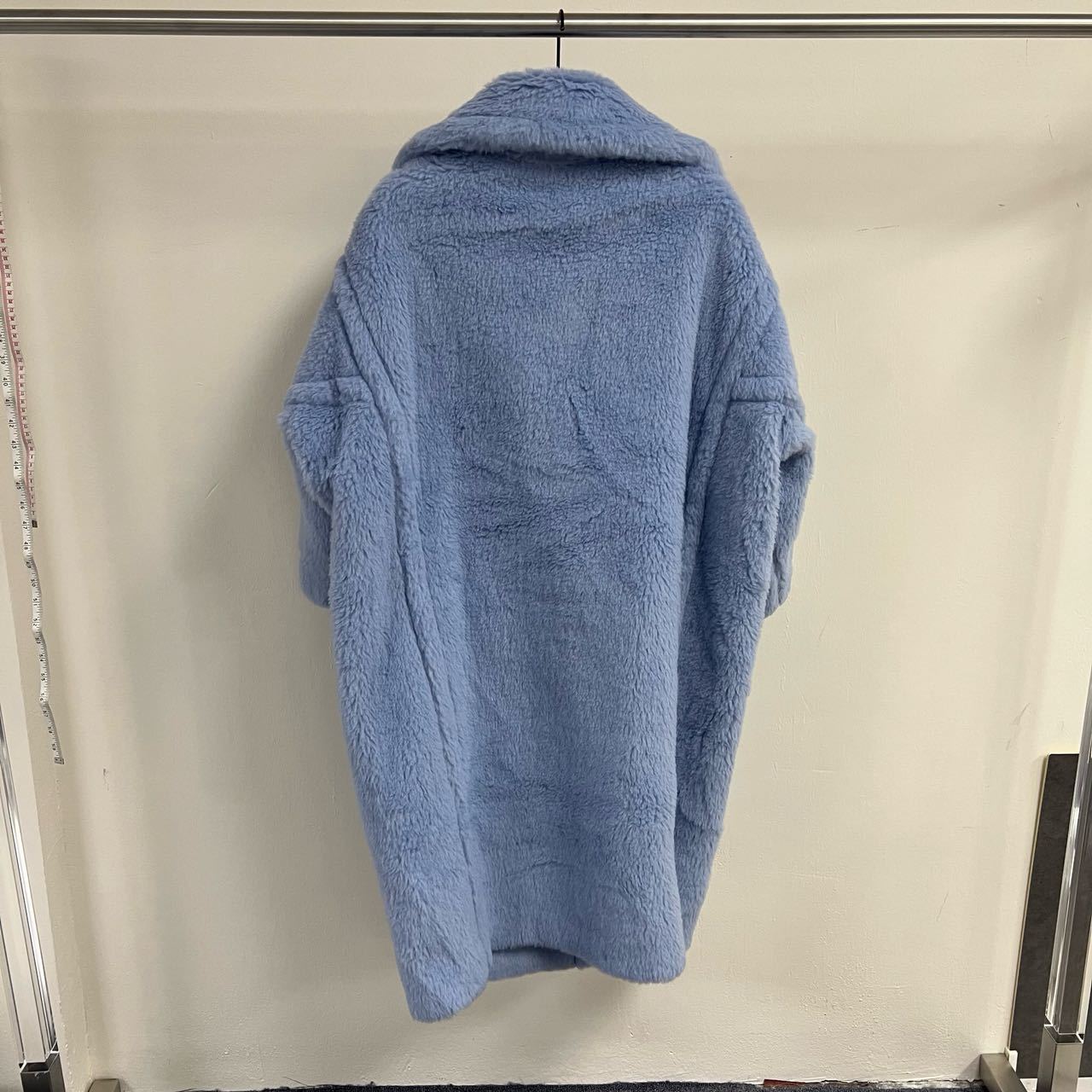 Max Mara Teddy Bear Icon Coat In Blue