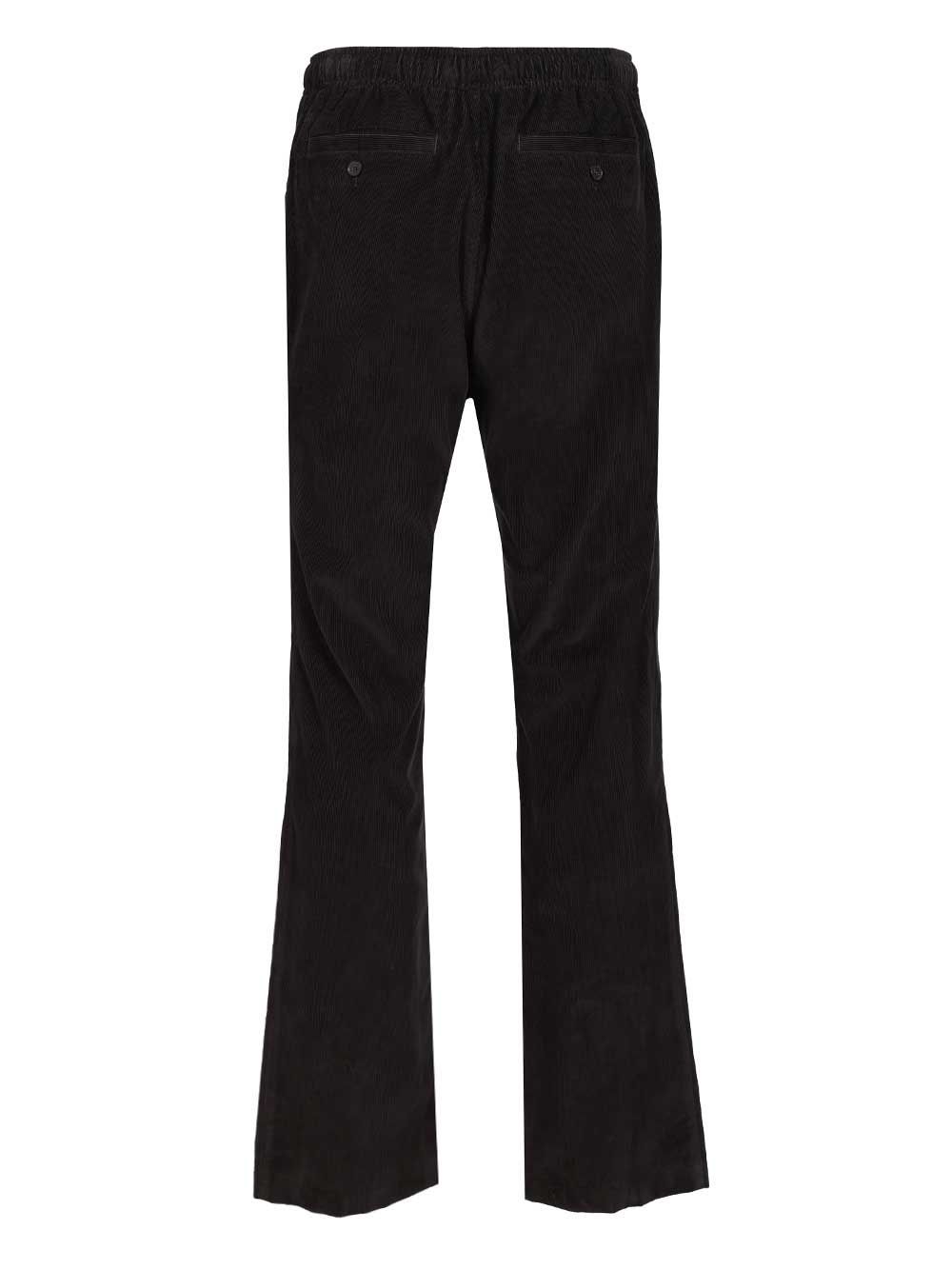 Palm Angels Drawstring Casual Pants In Black