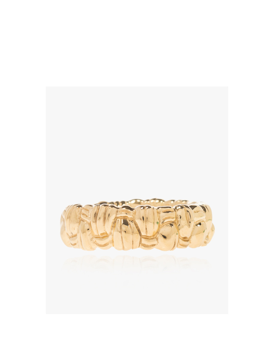Bottega Veneta Logo Bracelet In Yellow
