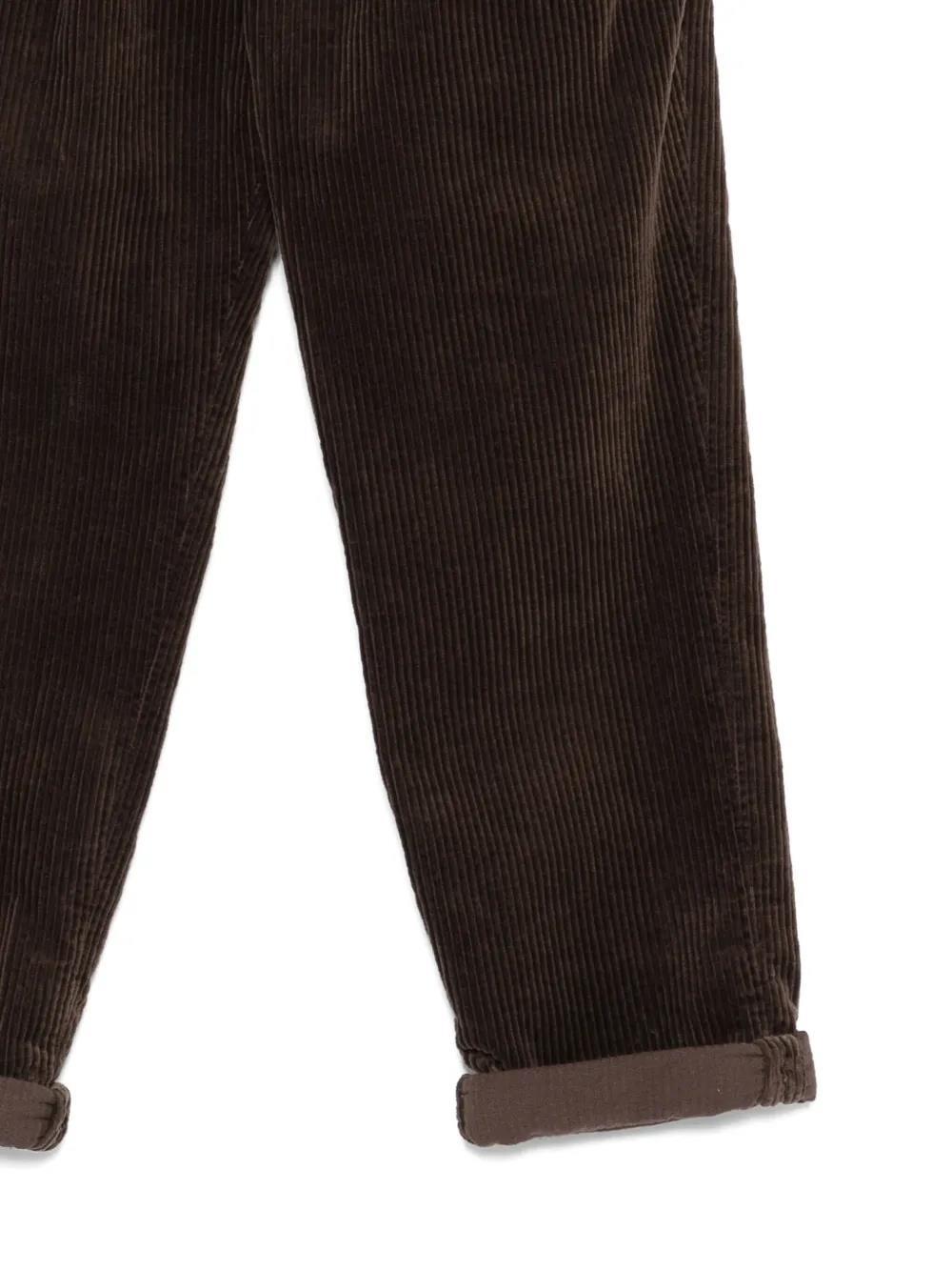 Brunello Cucinelli Drawstring Casual Pants In Brown