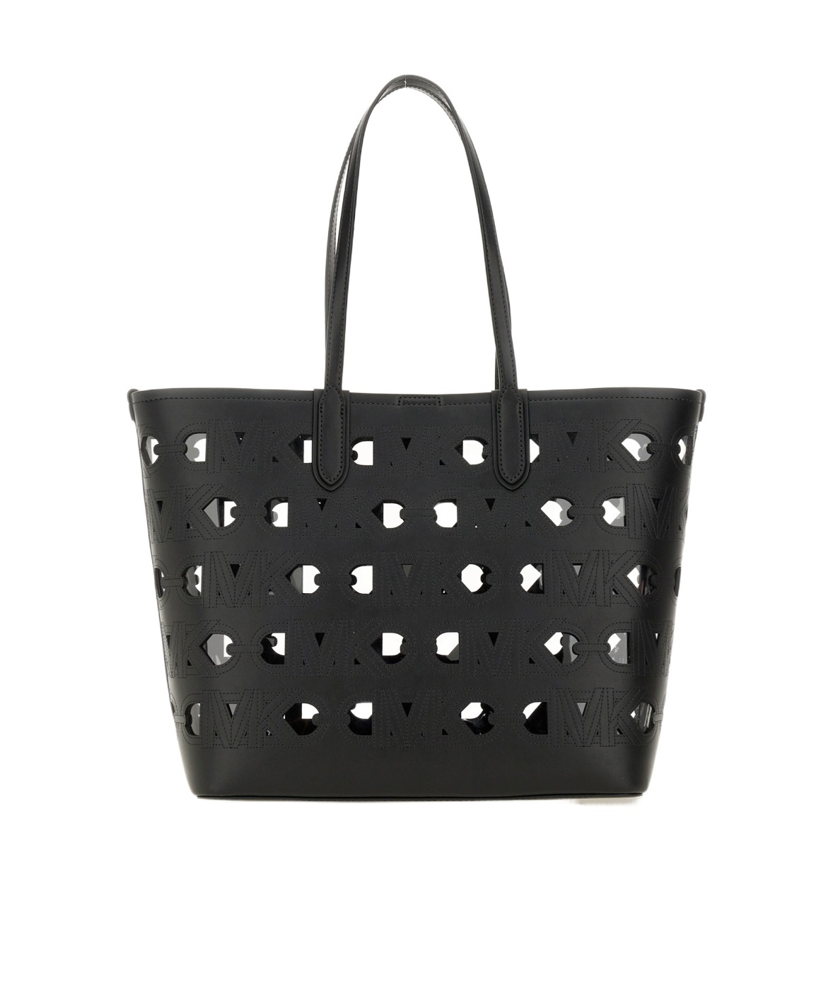 Michael Michael Kors Large Eliza Leather Tote Bag In Black
