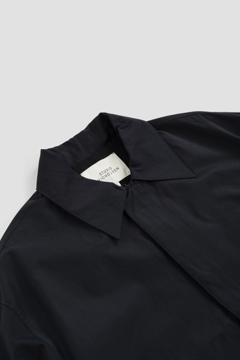Studio Nicholson Lapel Casual Jacket In Blue