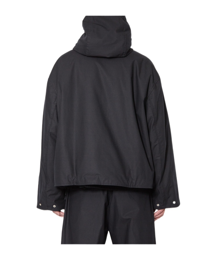 Jil Sander Cotton Jacket In Black