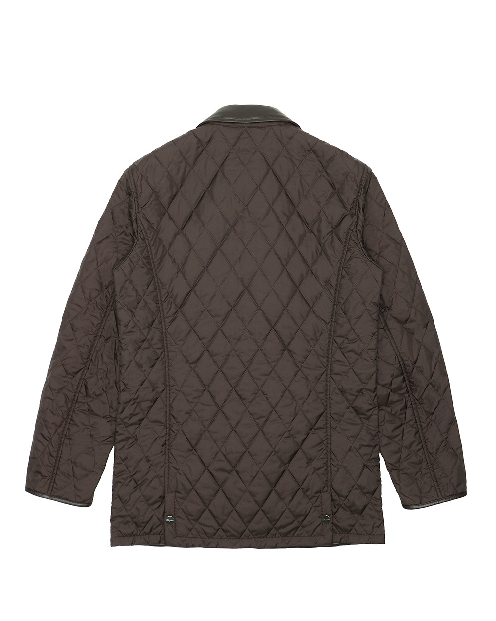 Ferragamo Brown Quilted Cotton Suit In Black