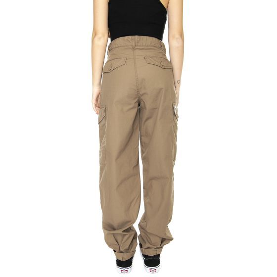 Carhartt Logo Casual Pants In Brown