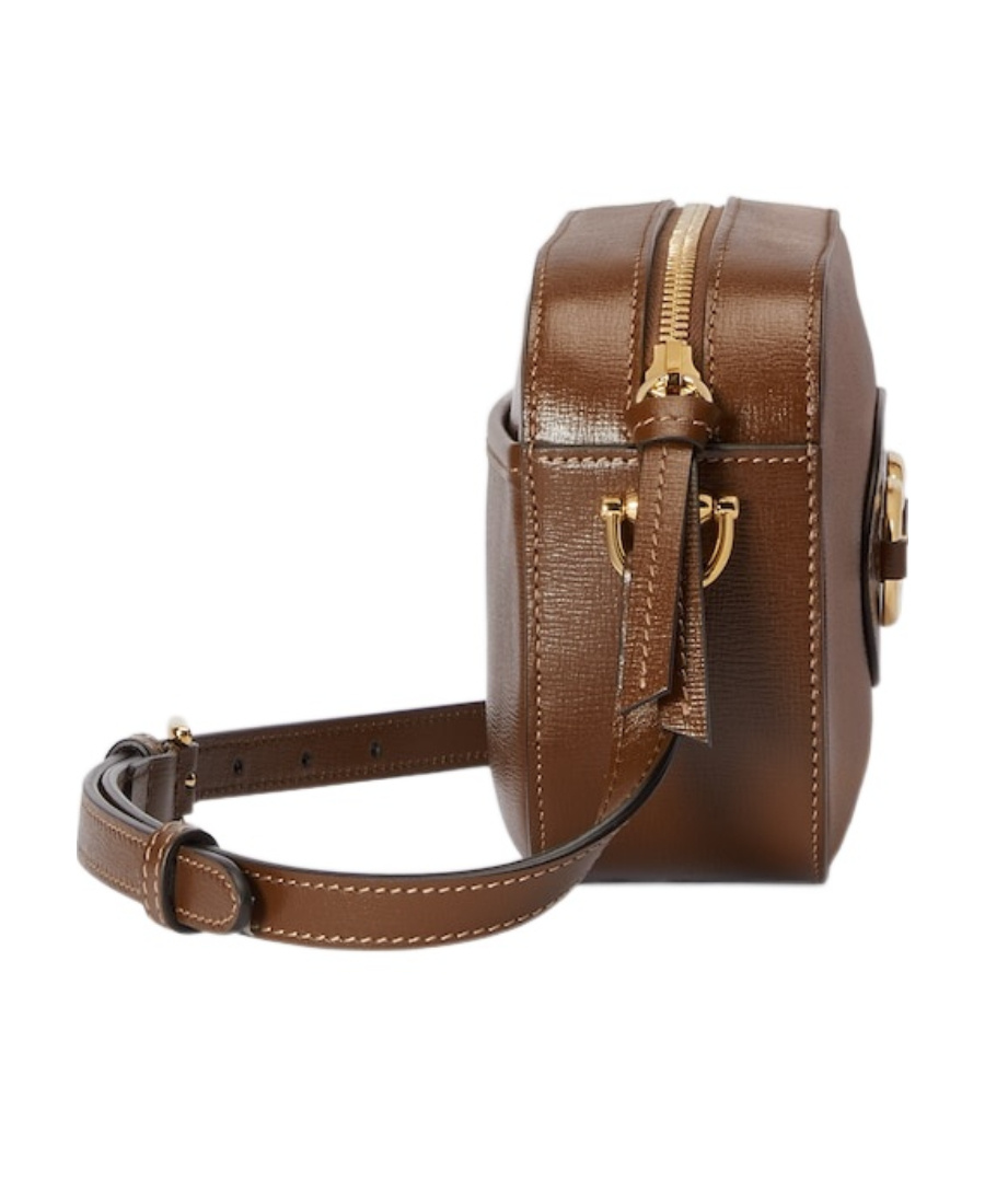 Gucci Small Horsebit 1955 Shoulder Bag In Brown