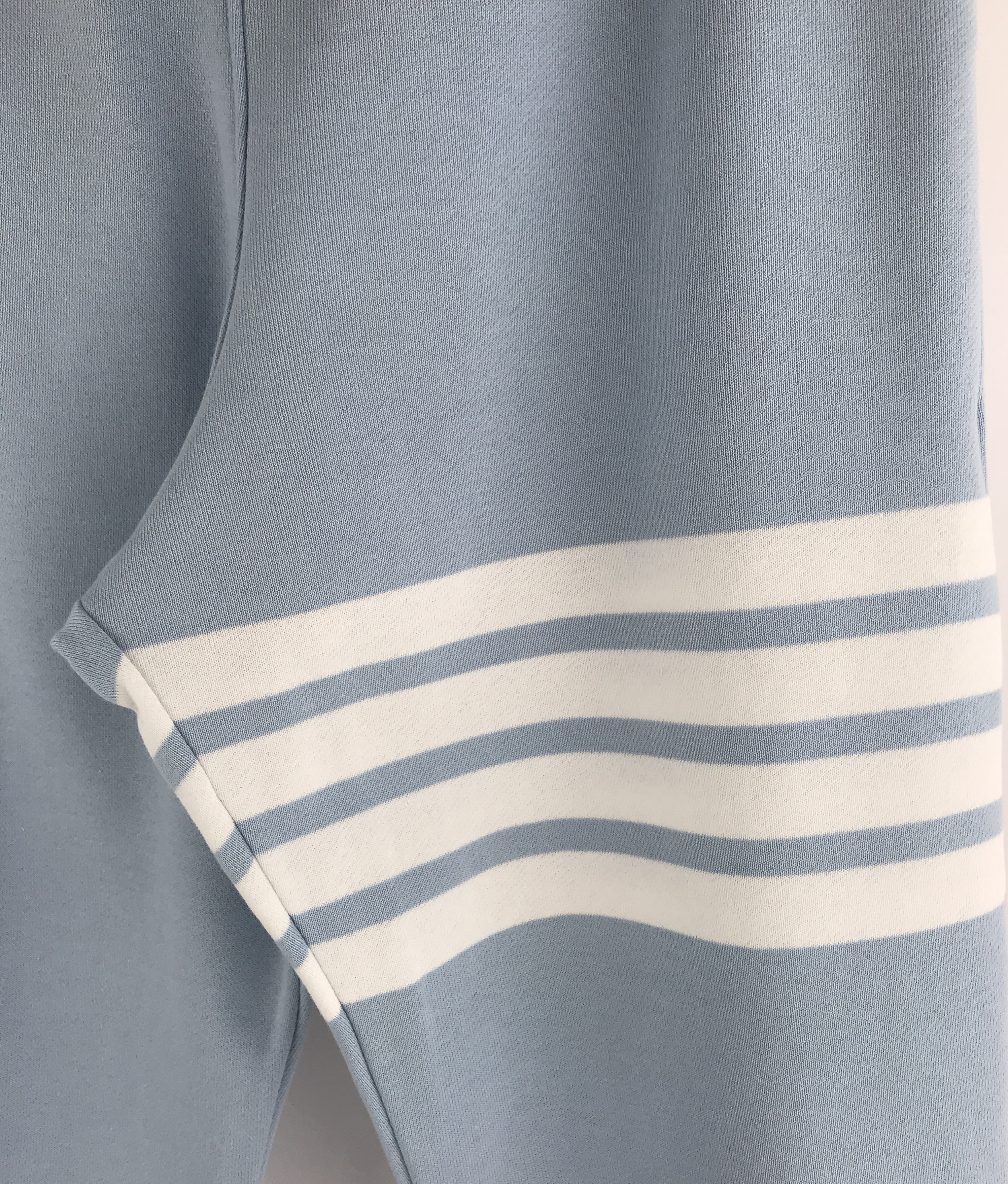Thom Browne Logo-print Drawstring-waist Cotton Track Pants In Blue