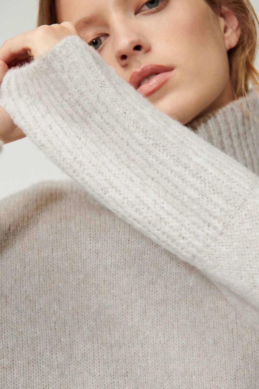 LUISA CERANO HIGH-NECKED WOOL SWEATER