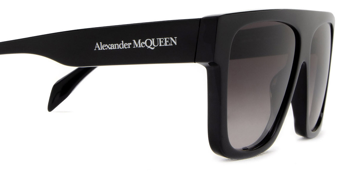 Alexander Mcqueen Am0302s Black Sunglasses In Black