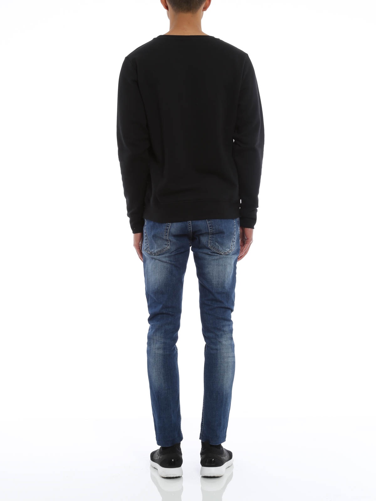 Marcelo Burlon County Of Milan Printed Hoodie In Black