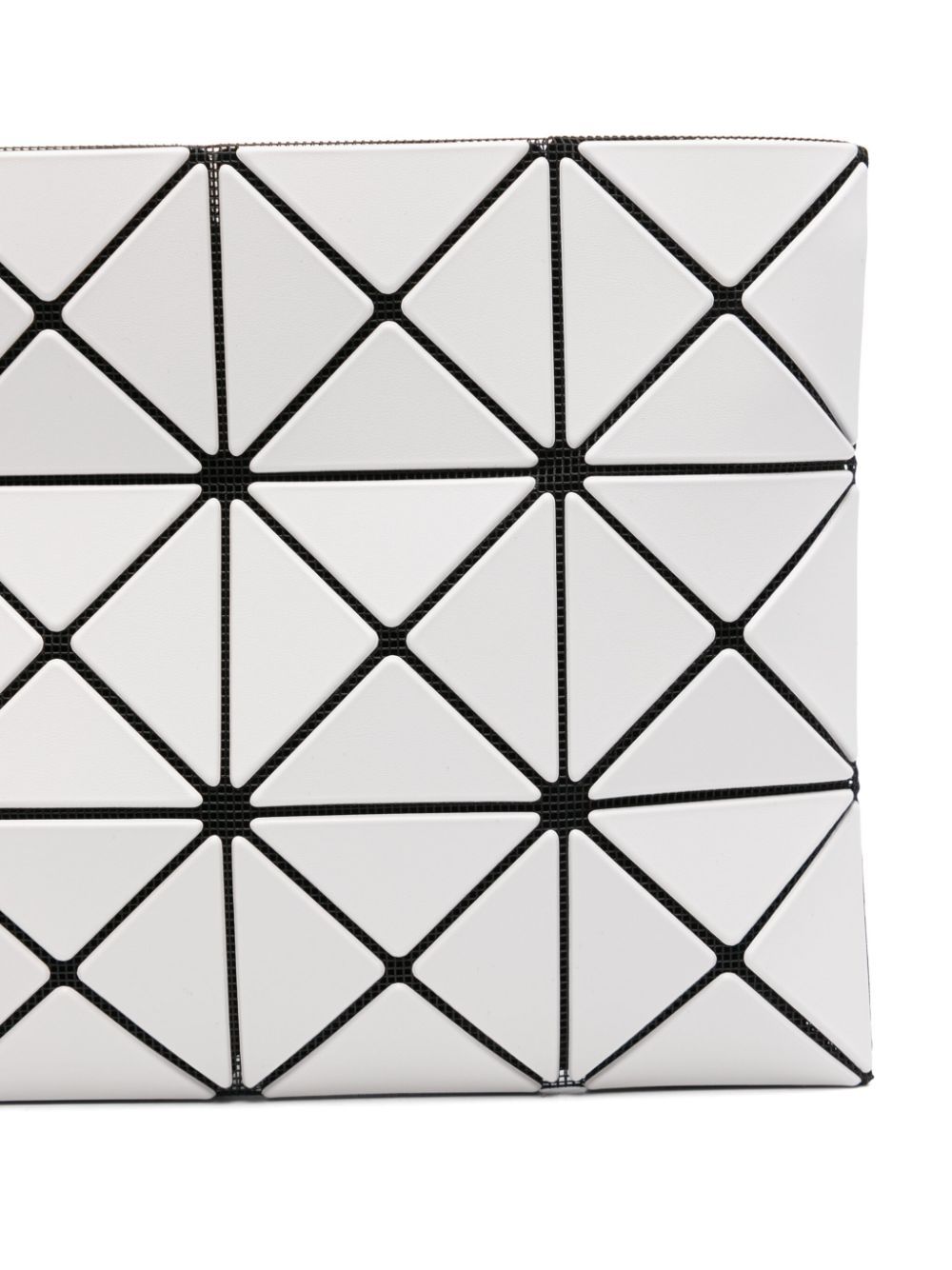 Bao Bao Issey Miyake Gray Carton Matte Shoulder Bag In White