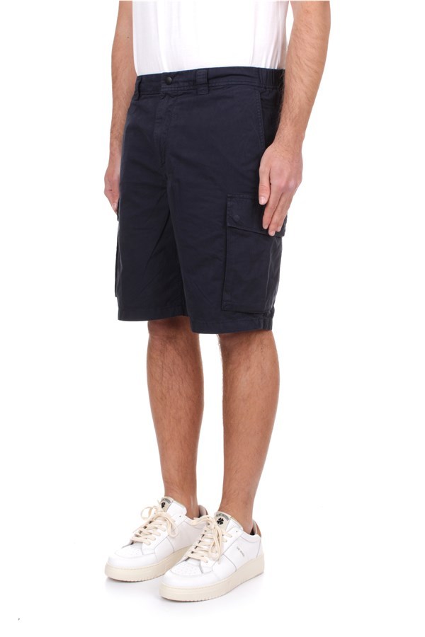 Woolrich Button Detailed Cargo Shorts In Black