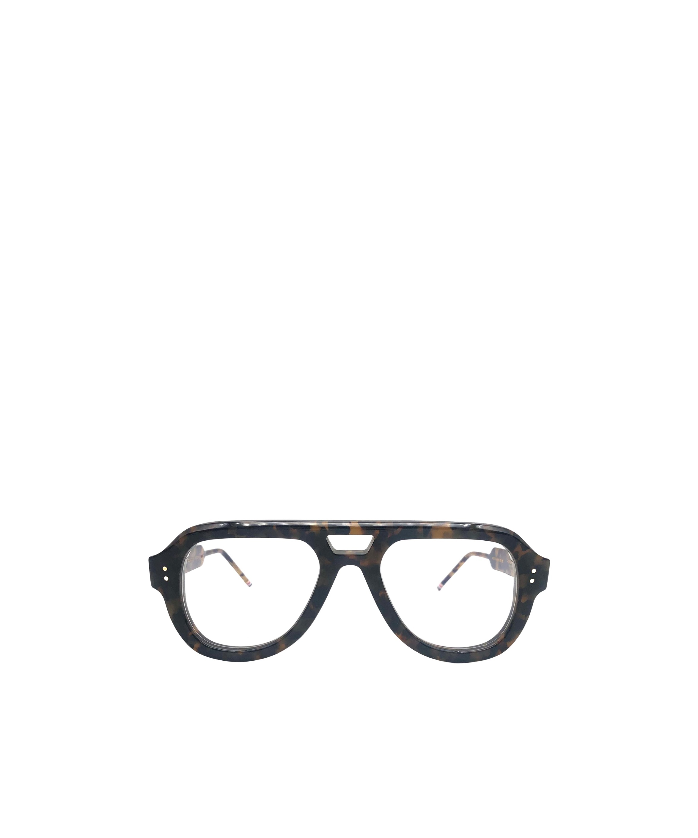 Thom Browne Eyewear Pilot Frame Glasses In Black
