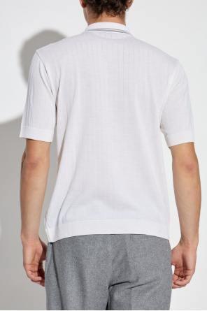 Paul & Shark Short-sleeved Polo Shirt In White