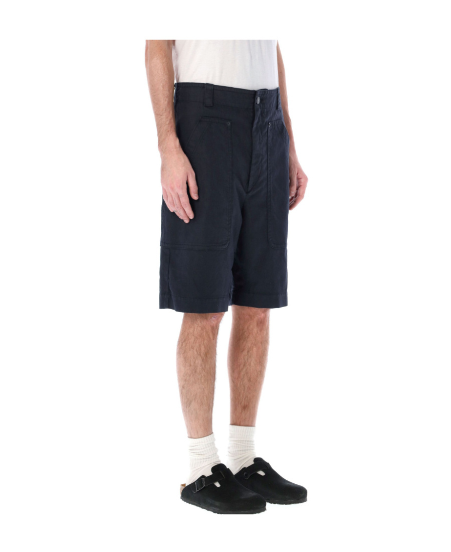 Isabel Marant Knee-length Cargo Shorts In Black