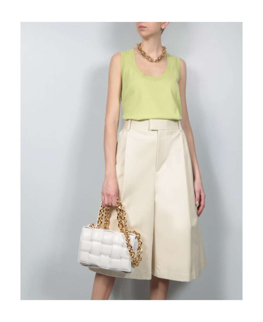 Bottega Veneta Scoop Neck Knitted Top In Animal Print